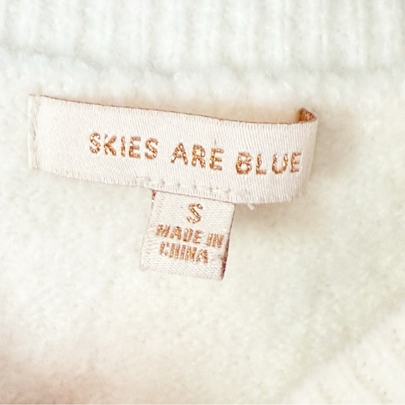 Skies are blue Star Pattern Sweater S - Picture 4 of 8